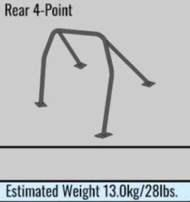 Cusco MR-S 4P+ Front Harness Bar/Side Bar - Safety 21 (No Cancel) - 157 270 HMS User 1