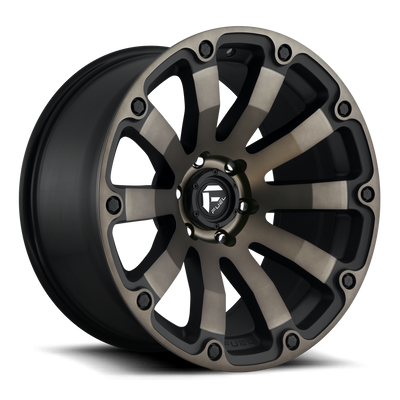 Fuel Off Road Model D636 DIESEL Black & Machined with Dark Tint  20X9