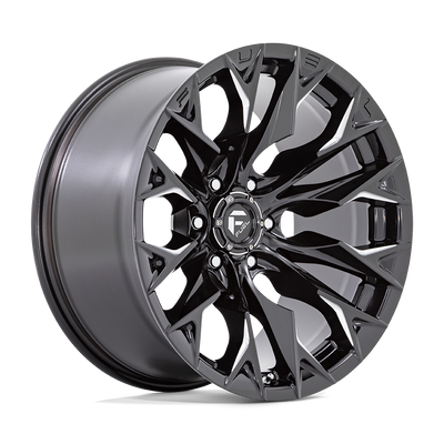 Fuel Off Road Model D803 FLAME 6 Gloss Black Milled 20X9