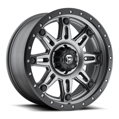 Fuel Off Road Model D568 HOSTAGE III Matte Gunmetal with Black Bead Ring  20X9