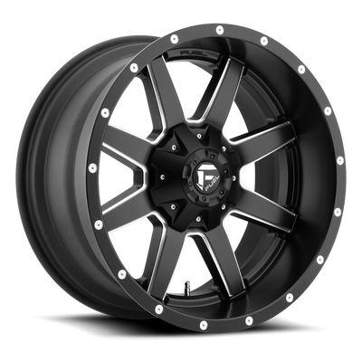 Fuel Off Road Model D538 MAVERICK Black & Milled 18X8