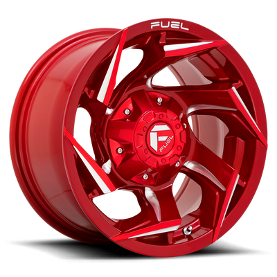 Fuel Off Road Model D754 REACTION Candy Red & Milled 15X8
