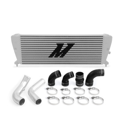 Mishimoto Ford Ranger 3.2L Diesel Intercooler Kit 2011+ Silver w/ Polished Pipes - MMINT-RGR-11KSLP Photo - Primary