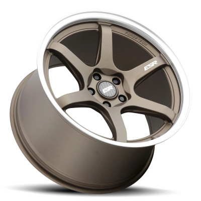 ESR Wheels APEX AP6 19x8.5 / 5x114.3 BP +30 MATTE BRONZE MACHINE LIP