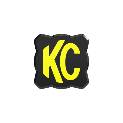 KC HiLiTES FLEX ERA 1 Single Light Cover ONLY (Black/Yellow KC Logo) - 5328 Photo - Primary