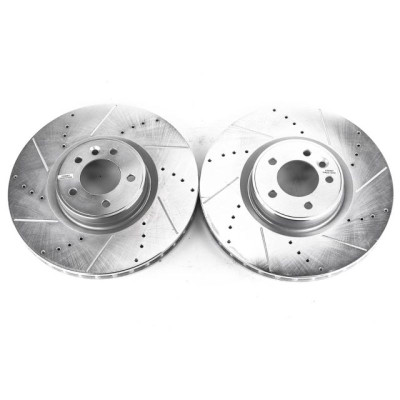 Power Stop 10-21 Land Rover Range Rover Sport Front Drilled & Slotted Rotor - Pair - EBR1409XPR Photo - Primary