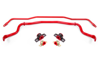 BMR 15-22 S550 Mustang Sway Bar Kit with Bushings Front and Rear Red - SB760R Photo - Primary