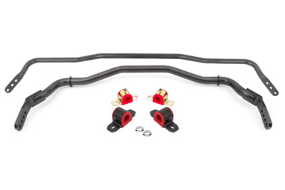 BMR 15-22 S550 Mustang Sway Bar Kit with Bushings  Front and Rear Black Hammertone - SB763H Photo - Primary