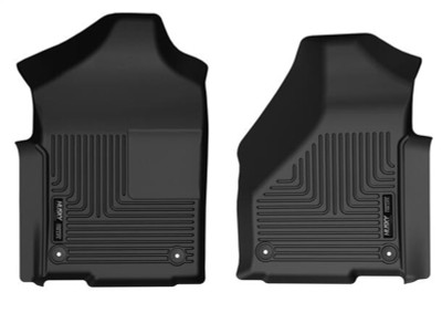Husky Liners 19-22 RAM 2500/3500 Std Cab (Vinyl Floor) WeatherBeater Front Floor Liners - Black - 13781 Photo - Primary