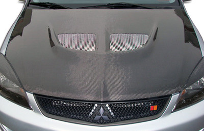 Carbon Creations 2004-2007 Mitsubishi Lancer Carbon Creations Evo Hood - 1 Piece