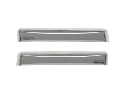 WeatherTech 2018+ Hyundai Kona Rear Side Window Deflectors - Dark Smoke - 81962 Photo - Primary