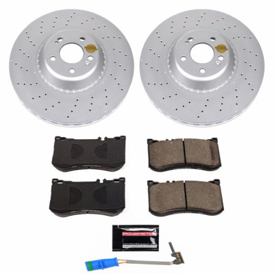 Power Stop 18-21 Mercedes-Benz S560 Front Z23 Coated Brake Kit - CRK7852 Photo - Primary
