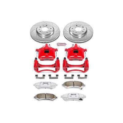 Power Stop 03-04 Cadillac Seville Front Z26 Street Kit w/Cals - KC2975-26 Photo - Primary