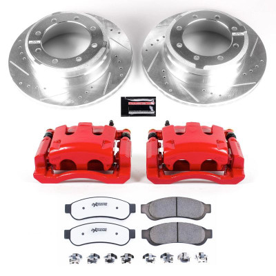 Power Stop 10-12 Ford F-450 Super Duty Rear Z36 Truck&Tow Kit w/Cals - KC5579-36 Photo - Primary