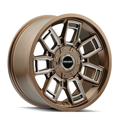 Mayhem 8118 Ordiance 20x9 / 6x135/139.7 BP / 106.1mm Hub Matte Bronze Wheel w/ Milled Spokes - 8118-2937MZ