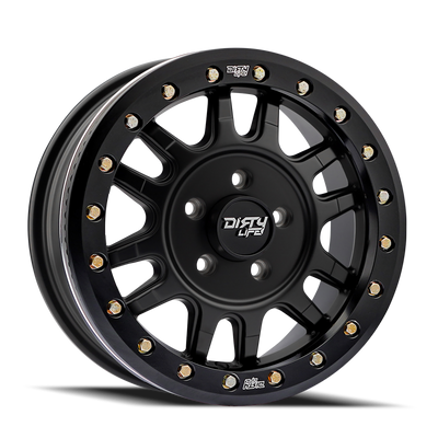 Dirty Life 9309R Canyon Pro 15x7 5-114.3 38mm Offset/ 77mm Hub Matte Black - Beadlock - 9309R-5765MB38 Photo - Primary