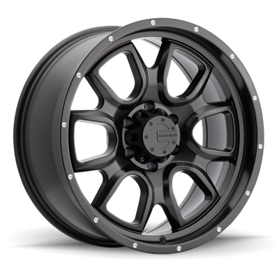 Mamba M19 17x9 5x139.7 ET0 Matte Black w/ Drill Holes - M197985005 User 1