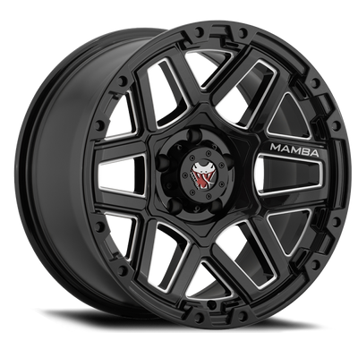Mamba M23 18x9 5x150 ET12 Gloss Black w/ Machined Ball Cut - M238950125 User 1