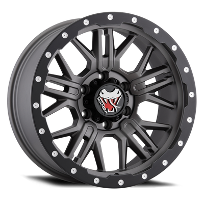 Mamba M25 17x9 6x139.7 ET12 Matte Grey w/ Black Lip Edge - M25798312G User 1