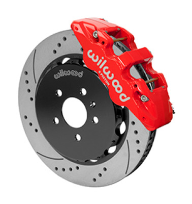 Wilwood 08-12 Audi A4 Front Kit A5 S5 AERO6 - 140-14584-DR Photo - Primary