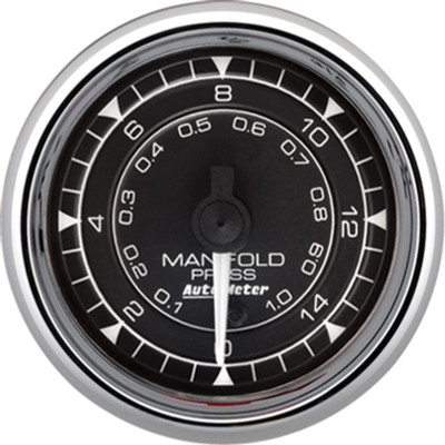 Autometer Chrono 2-1/16in 15PSI Digital Stepper Motor Manifold Pressure Gauge - Chrome - 9750 Photo - Primary
