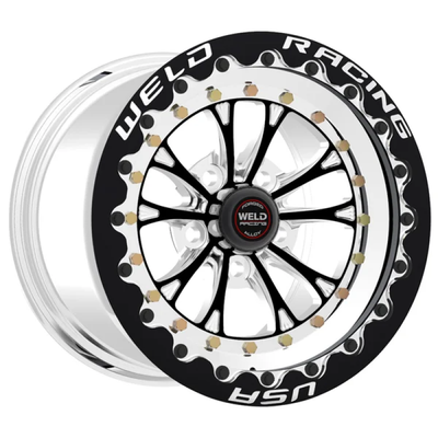Weld Vitesse 17x10 / 5x4.5mm BP / 8in. BS Low Pad Black Wheel - Black SBL - 94LB7100A80F Photo - Primary