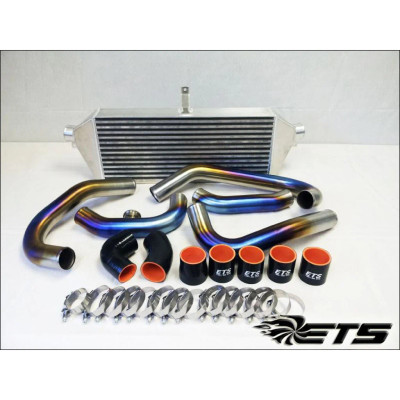 ETS 04-07 SUBARU STI BURNED TITANIUM FRONT MOUNT INTERCOOLER PIPING KIT