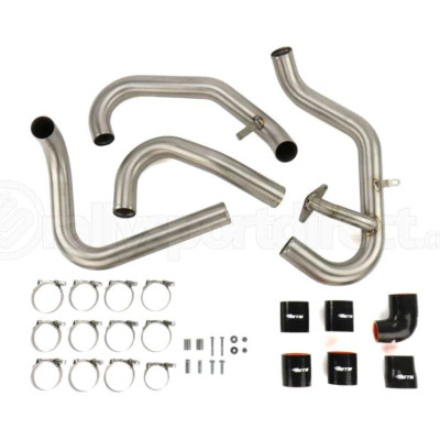 ETS 04-07 SUBARU STI BRUSHED TITANIUM FRONT MOUNT INTERCOOLER PIPING KIT