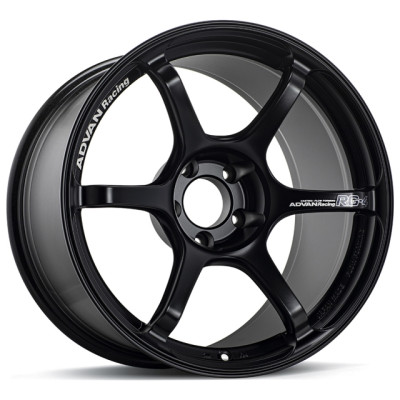 Advan RG-4 17x9 +35 5-114.3 Semi Gloss Black Wheel - YA47I35ESB User 1