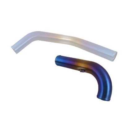 ETS 08-16 MITSUBISHI EVO X TITANIUM UPPER FRONT 90 DEGREE PIPE