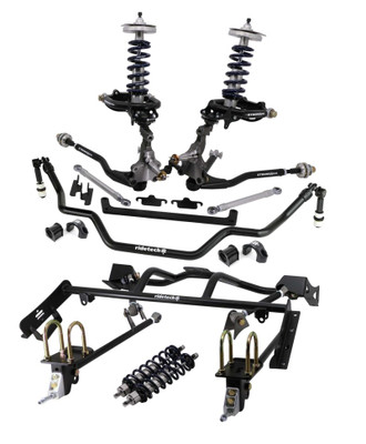 Ridetech 64-66 Ford Mustang Complete Coil-Over Suspension System w/ Pin Spindle - 12090202 Photo - Primary