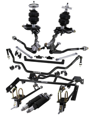 Ridetech 64-66 Ford Mustang Complete Air Suspension System w/ Pin Spindles - 12090297 Photo - Primary
