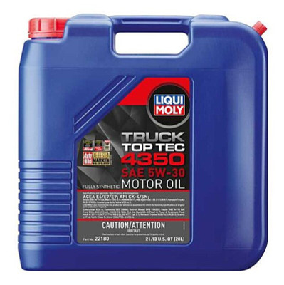 LIQUI MOLY 20L Top Tec Truck 4350 Motor Oil SAE 5W30 - 22180 User 1