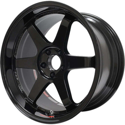 VOLK  TE37SL GLOSS BLACK  15X8 +25MM / BP 4x100