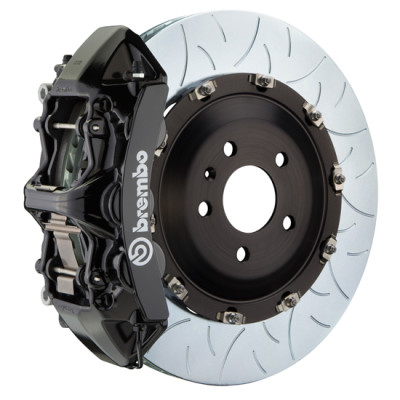 Brembo 18+ RS5 Front GT BBK 6 Piston Cast 405x34 2pc Rotor Slotted Type-3-Black - 1N3.9545A1 Photo - Primary