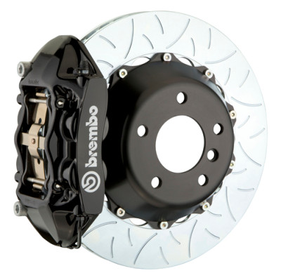 Brembo 07-13 X5 Rear GT BBK 4 Piston Cast 380x28 2pc Rotor Slotted Type3-Black - 2S3.9001A1 Photo - Primary