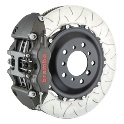 Brembo 97-04 Corvette C5 PISTA Front Race BBK 4 Piston Cast 2pc 355x35x53a 2pc Rotor T3-Clear HA - 3K2.8048A Photo - Primary