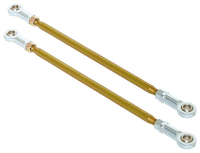RockJock Antirock Sway Bar End Link Kit 15 1/2in Long Rods w/ Heims and Jam Nuts Pair - RJ-253200-101 Photo - Primary