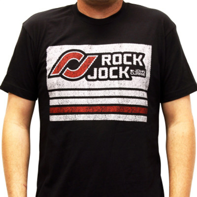 RockJock T-Shirt w/ Distressed Logo Black XXXL Print on the Front - RJ-711003-XXXL Photo - Primary