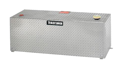 Tradesman Aluminum Rectangular Liquid Storage Tank (100 Gallon Capacity) - Brite - 3199 Photo - Primary