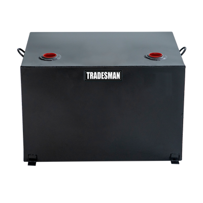 Tradesman Steel Rectangular Liquid Storage Tank - Black - 73055 User 1