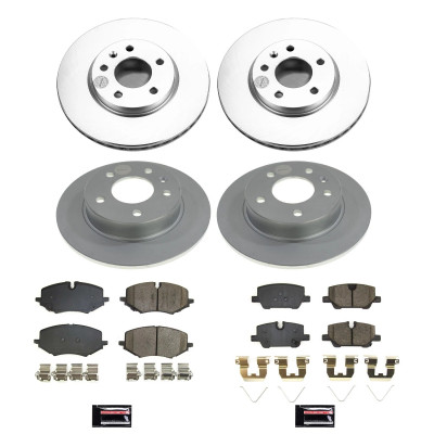 Power Stop 21-22 Chevrolet Trailblazer Front & Rear Z17 Coated Brake Kit - CRK8692 Photo - Primary