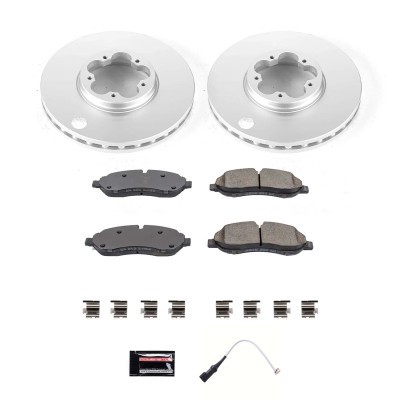 Power Stop 20-21 Ford Transit-150 Front Z17 Coated Brake Kit - CRK8989 Photo - Primary