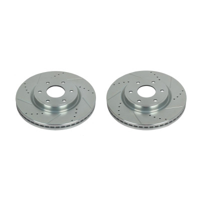 Power Stop 10-13 Nissan Patrol (Middle East Market) Front/Rear Drilled & Slotted Rotor (Pair) - JBR1579XPR Photo - Primary