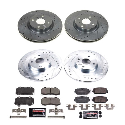 Power Stop 17-20 Fiat 124 Spider Front & Rear Z23 Evolution Brake Kit - K7361 Photo - Primary