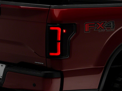 Raxiom 15-17 Ford F-150 Axial Series LED Tail Lights- Blk Housing (Smoked Lens) - T569481 Photo - Primary