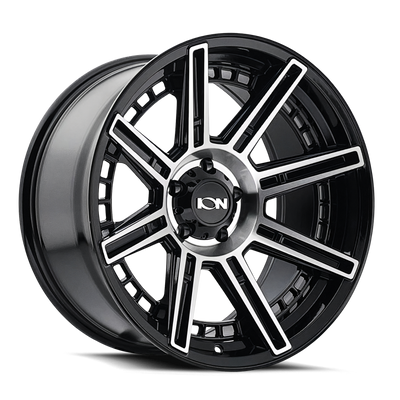 ION Type 149 20x9 / 5x139.7 BP / -12mm Offset / 87.1mm Hub Black/Machined Wheel - 149-2985B Photo - Primary