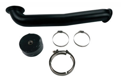 Wehrli GMC/Chevrolet LLY/LBZ/LMM Duramax 6.6L w S400 Single Turbo 3in Down Pipe - Black - WCF100811 User 1
