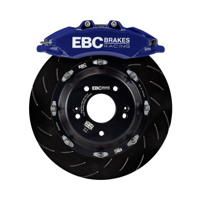 EBC Racing 2019+ Toyota GR Supra Blue Apollo-6 Calipers 380mm Rotors Front Big Brake Kit - BBK042BLU-1 User 1