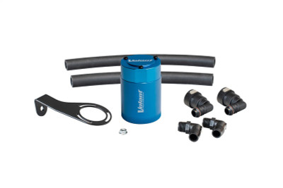 Volant 21-23 Ford Bronco 2.7L Turbo Auto 3oz Aluminum Oil Catch Can w/Mounting Bracket - Blue - VC0012 Photo - Primary